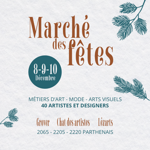 Holiday Market at the Grover, le Chat de artistes and la Coop Lézarts