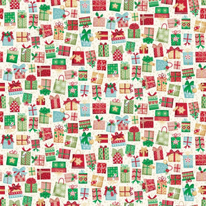 Christmas Wishes - Gifts Galore in Cream