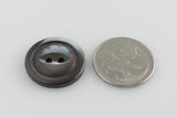 Vintage Mother of Pearl Button - Grey - 36 line - Craft De Ville - Craft de Ville