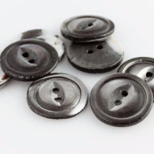 Vintage Mother of Pearl Button - Grey - 36 line - Craft De Ville - Craft de Ville