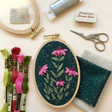 3D Coneflowers Embroidery Kit - MCreativeJ