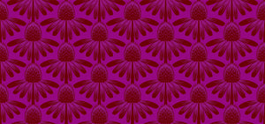 PREORDER - Anna Maria Textiles - Indelible - Coneflower in Magenta