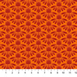 Anna Maria Textiles - Indelible - Coneflower in Tangerine