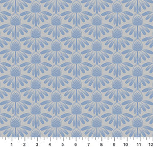 Anna Maria Textiles - Indelible - Coneflower in Sky