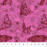 PREORDER MARCH - Anna Maria Textiles - Indelible Ink - Winging It in Candy