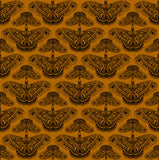 PREORDER MARCH - Anna Maria Textiles - Indelible Ink - Cecropia in Saffron