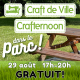 Crafternoon In The Park - Bring Your Own Project - August 29