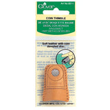 Clover Coin Leather Thimble