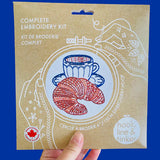 Hook, Line & Tinker - Croissant Complete Embroidery Kit