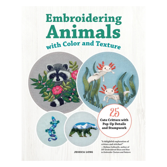 Embroidering Animals with Color and Texture - Jessica Long