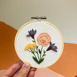 Blooming Wildflower Embroidery Kit - MCreativeJ