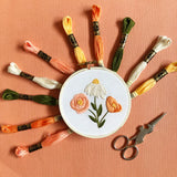 Flower Trio Embroidery Kit - MCreativeJ