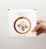 Flower Trio Embroidery Kit - MCreativeJ