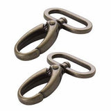 By Annie Swivel Hooks 1.5" Antique Brass - Pair