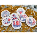 Hook, Line & Tinker - Industrious Octopus Complete Embroidery Kit