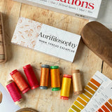 Aurifil Aurifilosophy Warm Thread Exemplar - 7 mini spools