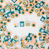 Sarah Hearts - Multipack Woven Labels - Quilt Blocks