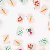 Sarah Hearts - Multipack Woven Labels - Veggies