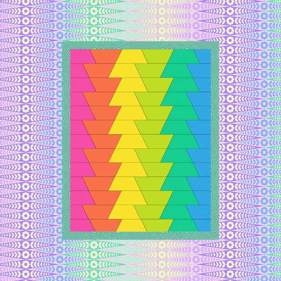 Baby Quilt Kit - Northern Lights x Phosphor