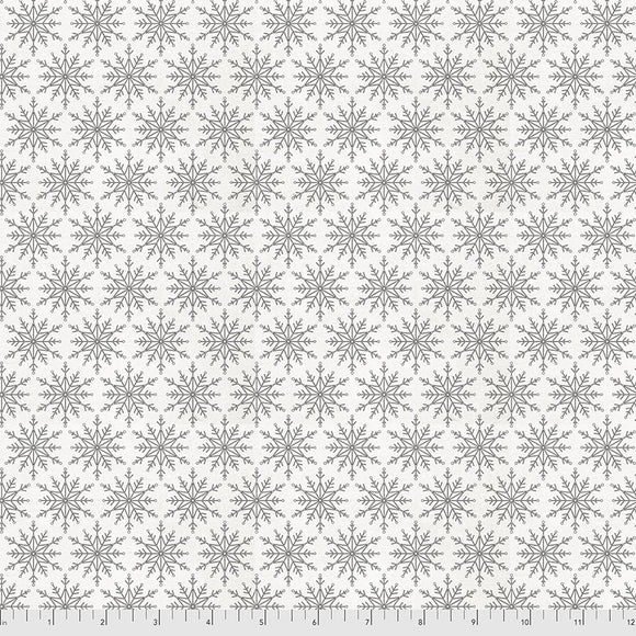 Tim Holtz - Christmastime Flurry In White Fabric