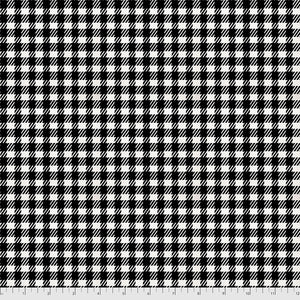 Tim Holtz - Christmastime Gingham In Black Fabric