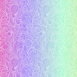 PREORDER APRIL - Tula Pink - Floral Reef - Riptide in Deep Dive