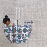 Mixed Media Cross Stitch - April 27 2019 - Craft de Ville - Craft de Ville