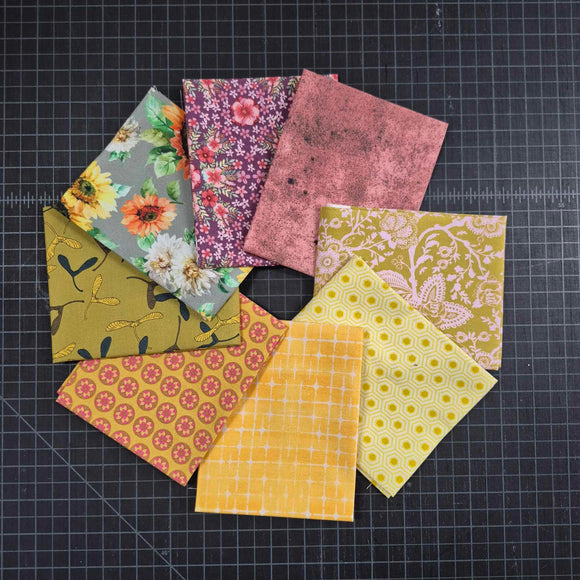 Curated 8 Fat Quarter Bundle - Summer Season