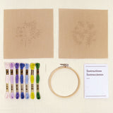 DMC Mindful Making - Intermediate Embroider Duo Kit - Soothing Spring