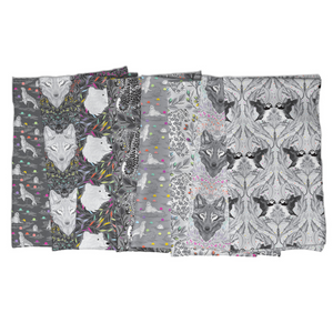 PREORDER OCTOBER - Tula Pink - Graywork + True Colors - Fat Quarter Pack