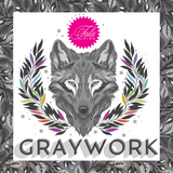PREORDER OCTOBER - Tula Pink - Graywork + True Colors - Fat Quarter Pack