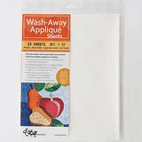 Wash-Away Applique Sheets - 25 sheets