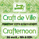 ARCHIVÉ Crafternoon - Apportez votre propre projet - 25 avril