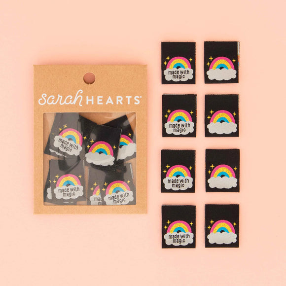 Sarah Hearts - Woven Labels - Made With Magic