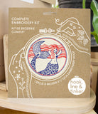 Hook, Line & Tinker - Mermaid Complete Embroidery Kit
